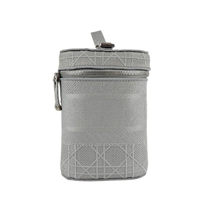 Christian Dior Gray Canvas Handbag Vanity Bag Rovelle Bags