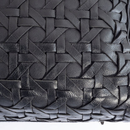 Christian Dior Black Leather Handbag Style 14 Rovelle Bags