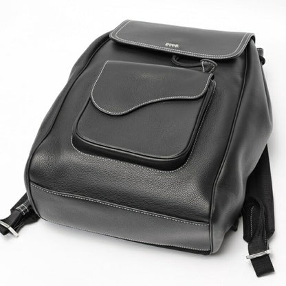 Christian Dior Black Leather Backpack Rovelle Bags