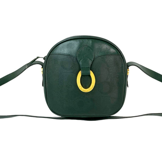 Christian Dior Green Leather Pvc Pochette Shoulder Bag Rovelle Bags