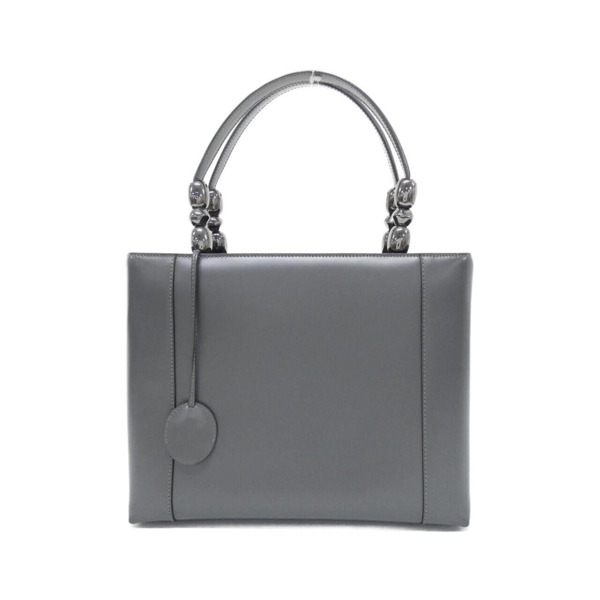 Christian Dior Gray Leather Handbag Style 2 Rovelle Bags