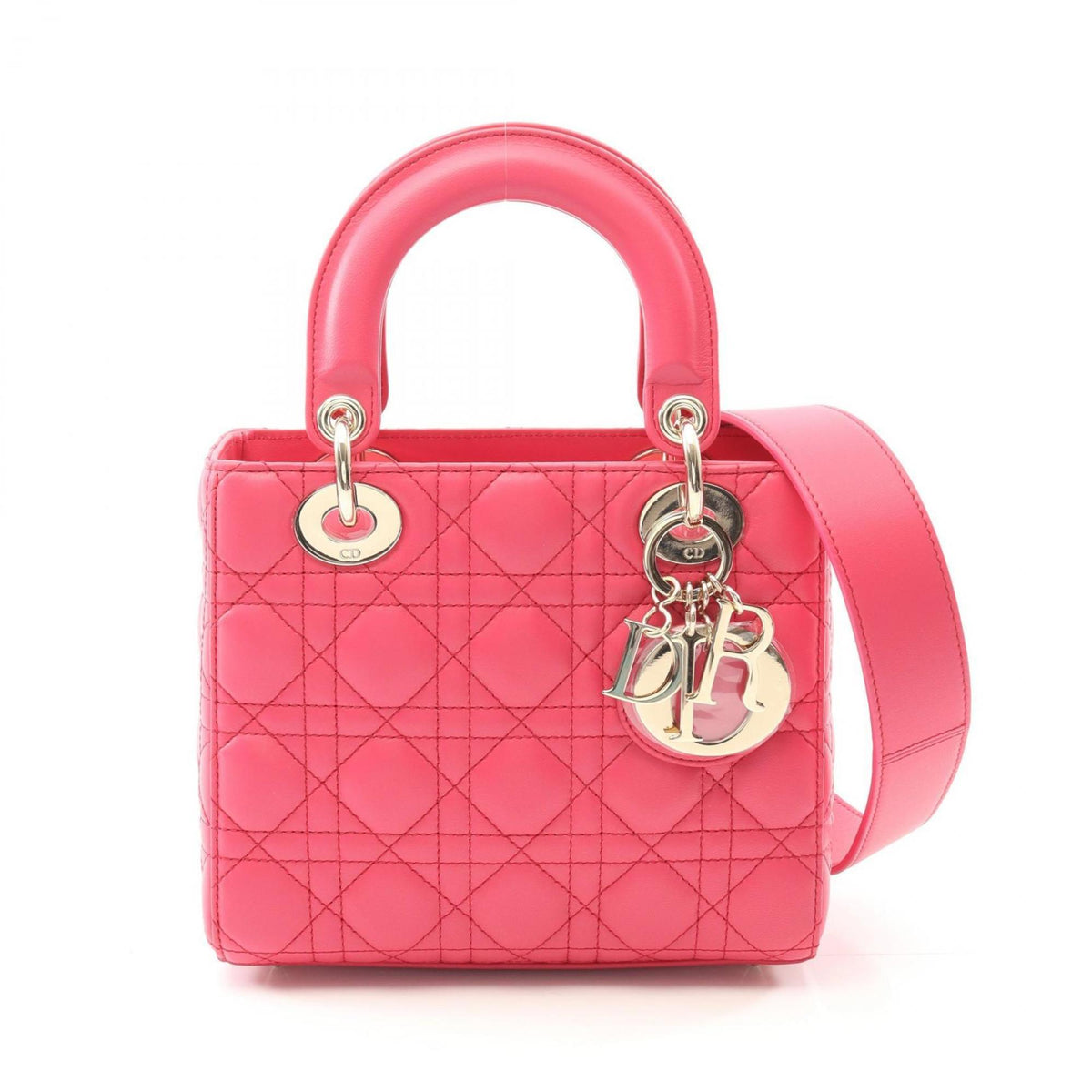 Christian Dior Pink Leather Handbag Style 5 Rovelle Bags