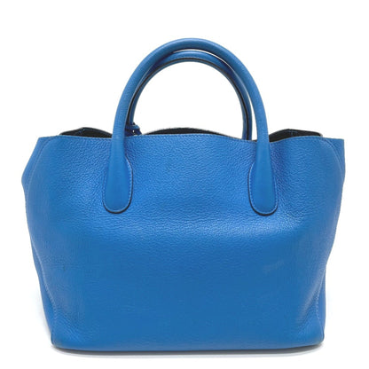 Christian Dior Blue Leather Tote Bag Leather Rovelle Bags
