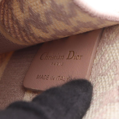 Christian Dior Pink White Canvas Handbag Tote Bag Rovelle Bags