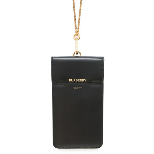 Burberry Black Leather Shoulder Bag ( )