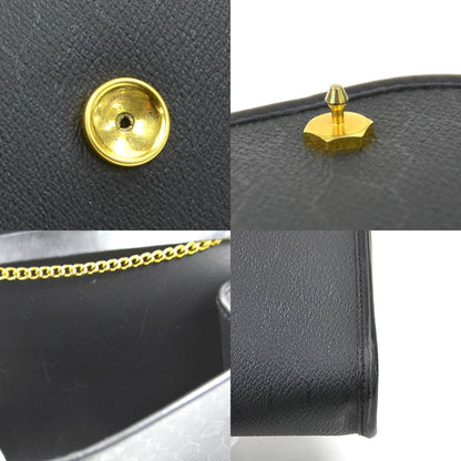 Christian Dior Black Leather Shoulder Bag Style 16 Rovelle Bags