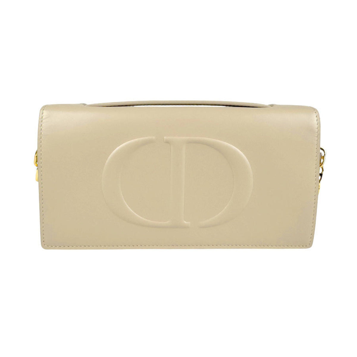 Christian Dior Beige Leather Shoulder Bag Leather Rovelle Bags