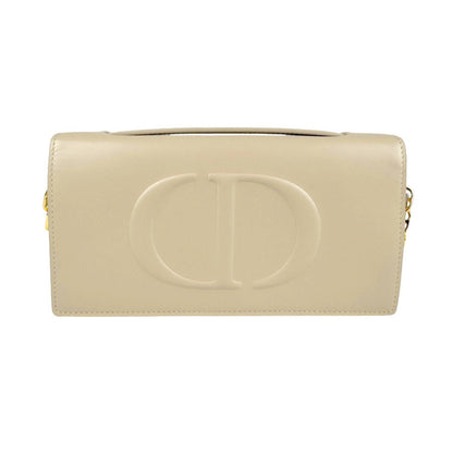 Christian Dior Beige Leather Shoulder Bag Leather Rovelle Bags