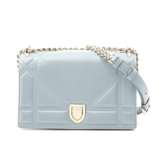 Christian Dior Blue Leather Shoulder Bag Style 3 Rovelle Bags