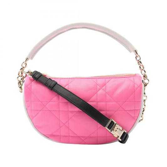 Christian Dior Black Pink White Leather Shoulder Bag Rovelle Bags