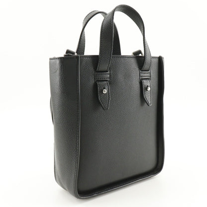 Christian Dior Black Leather Handbag Shoulder Bag Tote Bag Leather Rovelle Bags