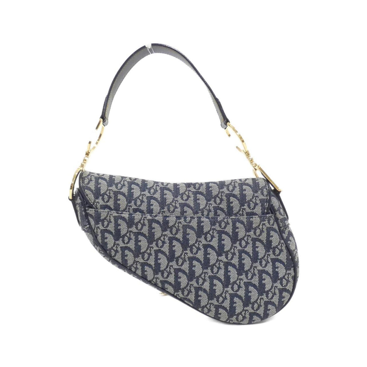 Christian Dior Blue Canvas Shoulder Bag Rovelle Bags
