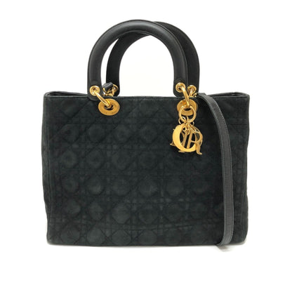 Christian Dior Black Leather Handbag Style 16 Rovelle Bags