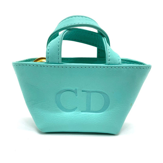 Christian Dior Blue Leather Handbag Style 3 Rovelle Bags