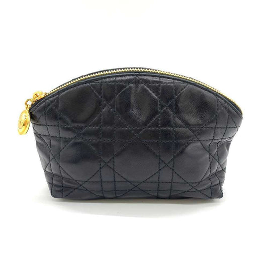 Christian Dior Black Leather Pouch Style 2 Rovelle Bags