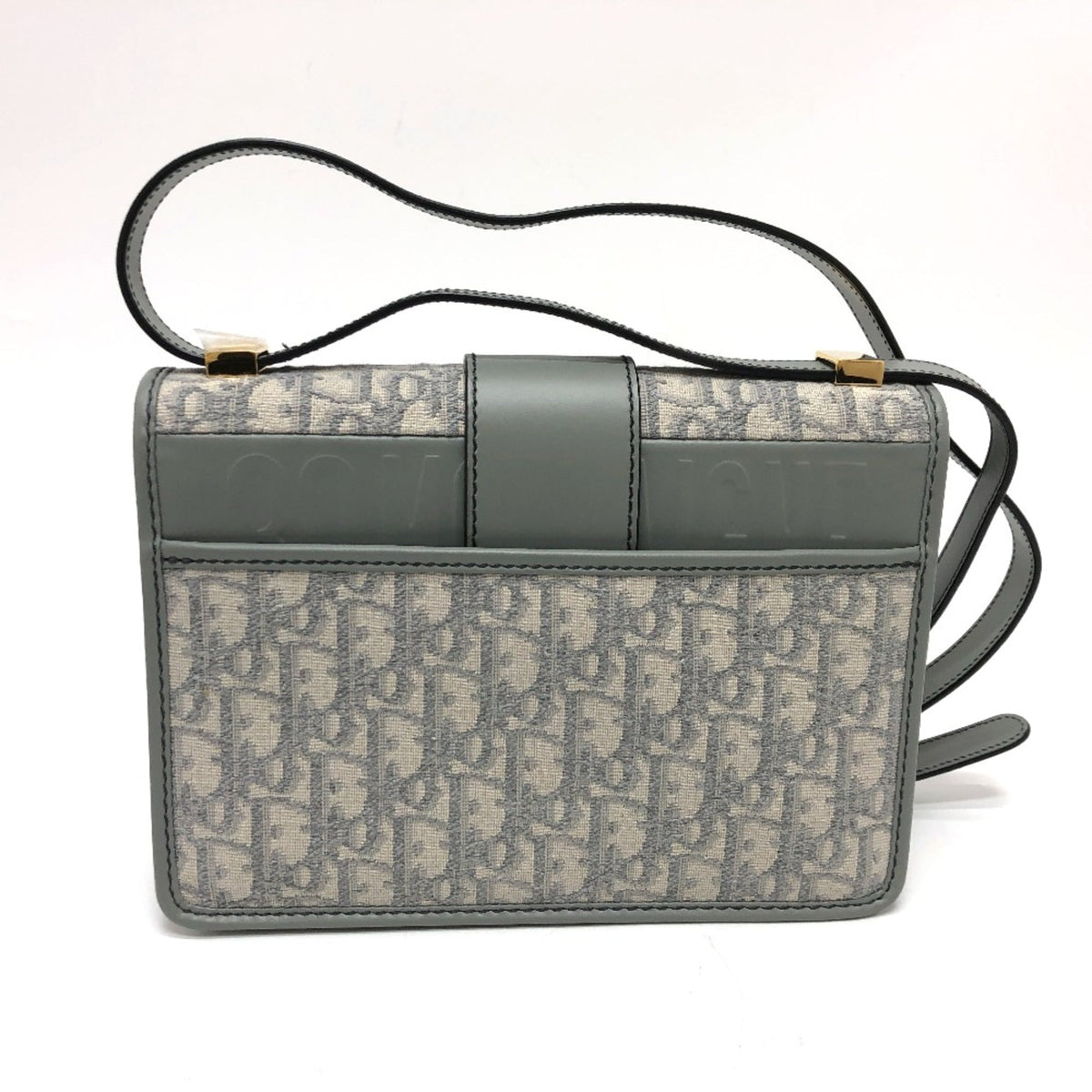 Christian Dior Gray Leather Shoulder Bag Style 8 Rovelle Bags