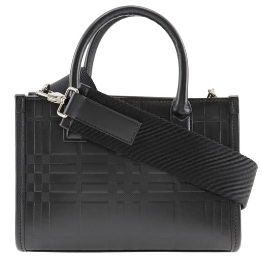Burberry Black Leather Handbag ( )
