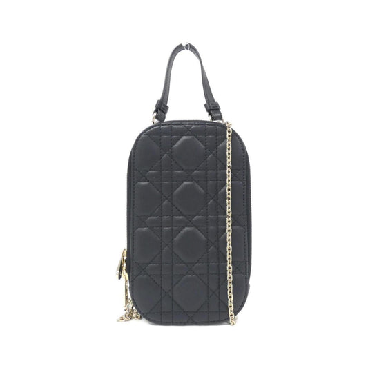 Christian Dior Black Leather Pouch Leather Rovelle Bags