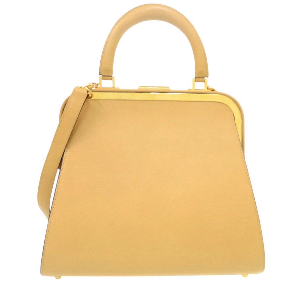 Christian Dior Beige Leather Shoulder Bag Rovelle Bags
