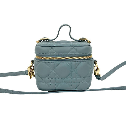 Christian Dior Gray Leather Shoulder Bag Style 5 Rovelle Bags