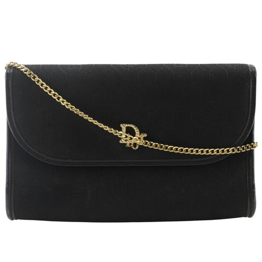 Christian Dior Black Nylon Canvas Shoulder Bag Rovelle Bags