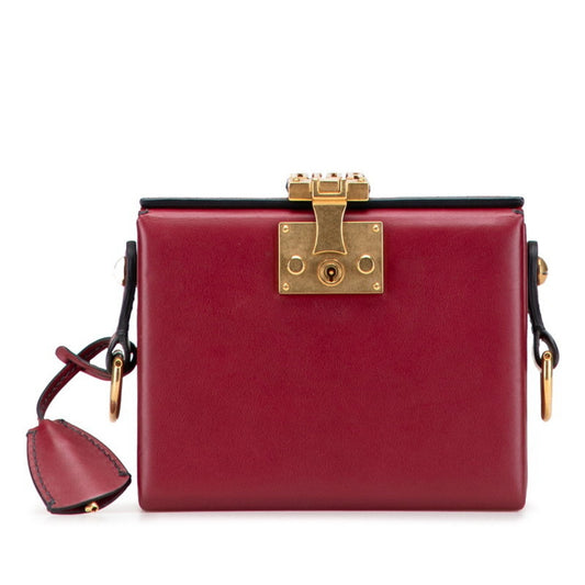 Christian Dior Red Color Leather Shoulder Bag Style 2 Rovelle Bags