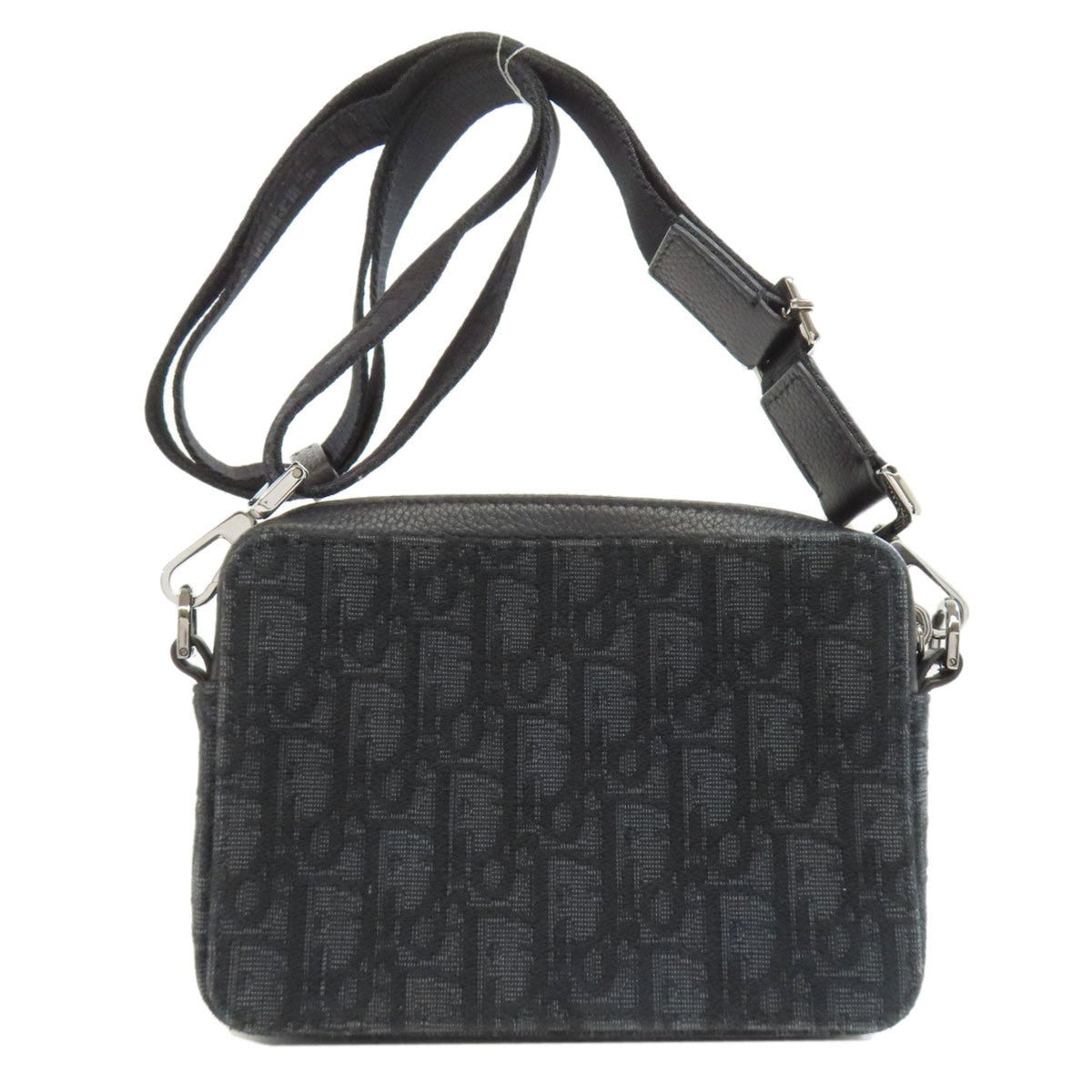 Christian Dior Black Canvas Shoulder Bag Style 3 Rovelle Bags