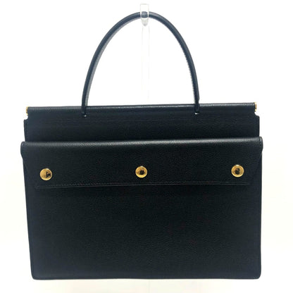 Burberry Black Leather Handbag ( )