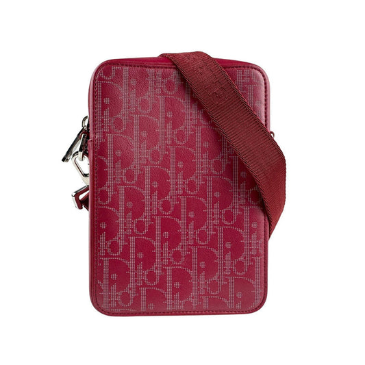 Christian Dior Red Color Leather Shoulder Bag Style 3 Rovelle Bags