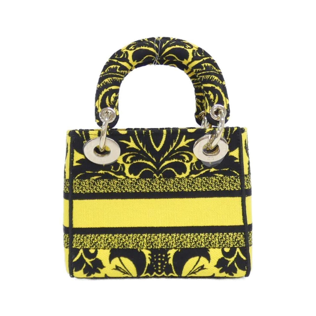 Christian Dior Yellow Canvas Handbag Rovelle Bags