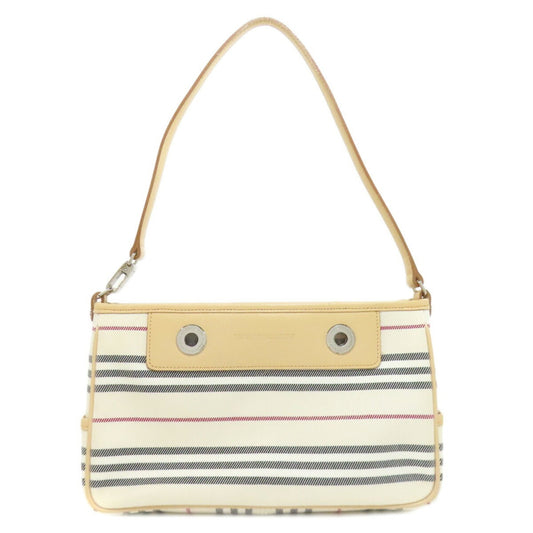 Burberry Beige Canvas Handbag ( )