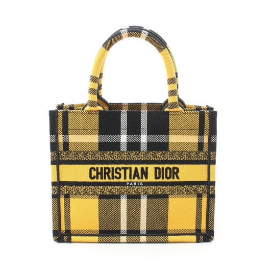 Christian Dior Black White Yellow Canvas Tote Bag Rovelle Bags