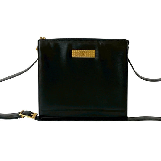 Christian Dior Black Leather Pochette Shoulder Bag Style 5 Rovelle Bags