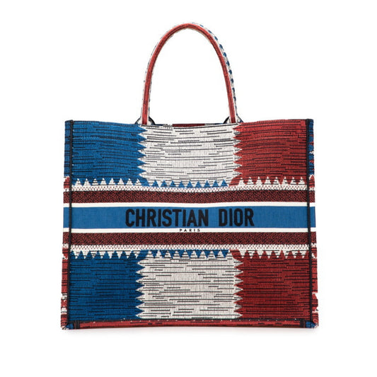 Christian Dior Multi-Color Canvas Tote Bag Canvas Rovelle Bags