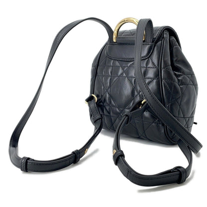 Christian Dior Black Leather Backpack Leather Rovelle Bags