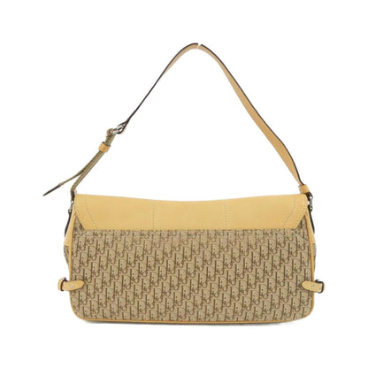 Christian Dior Beige Canvas Leather Shoulder Bag Rovelle Bags