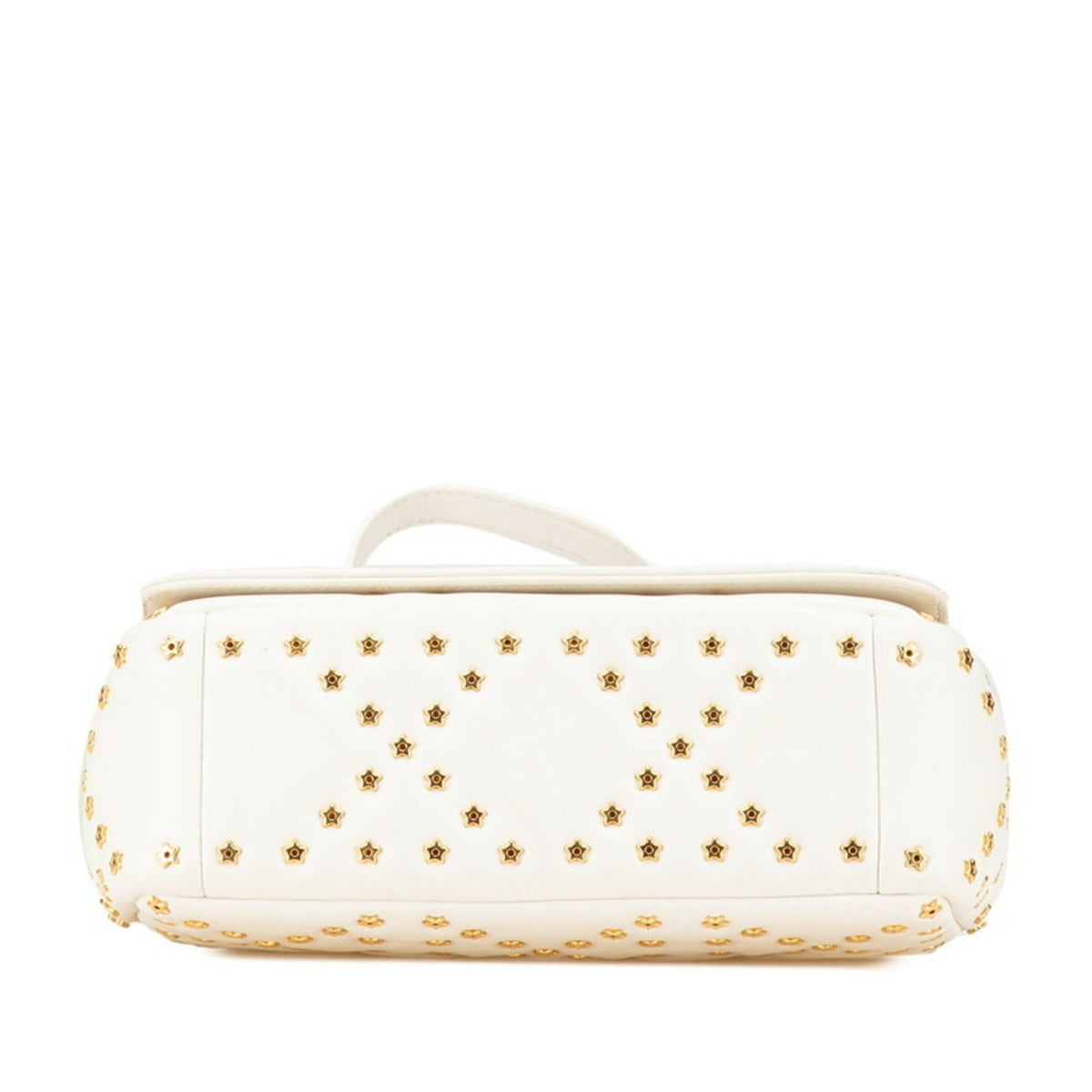 Christian Dior White Leather Shoulder Bag Leather Rovelle Bags