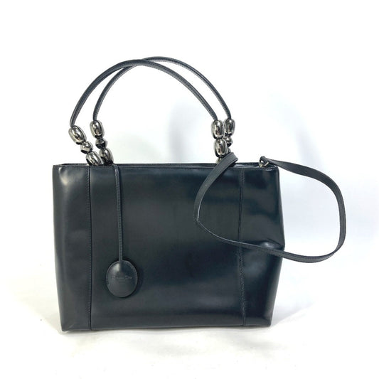 Christian Dior Black Leather Handbag Style 15 Rovelle Bags