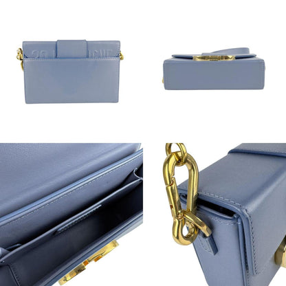 Christian Dior Blue Leather Shoulder Bag Style 5 Rovelle Bags
