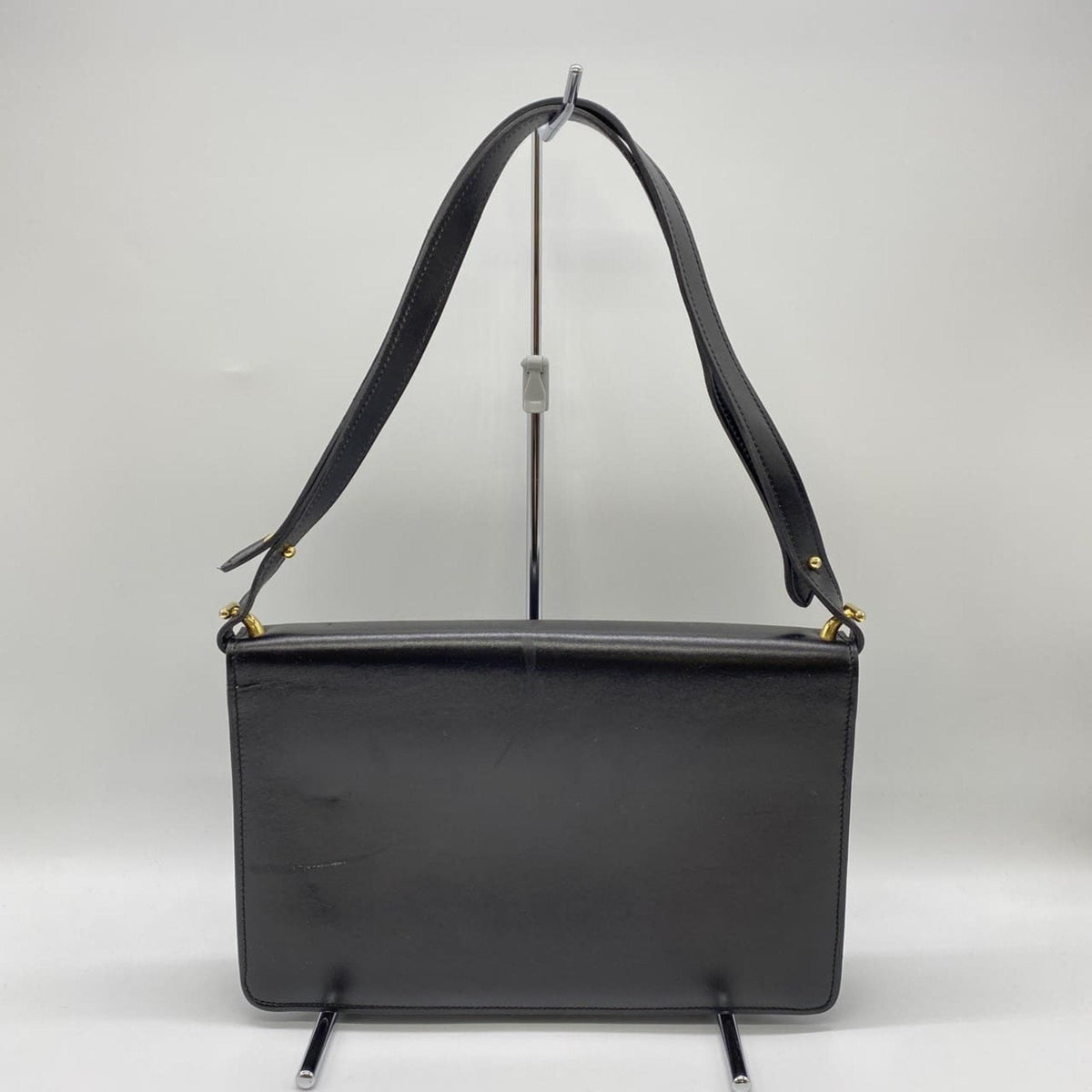 Christian Dior Black Leather Shoulder Bag Style 14 Rovelle Bags
