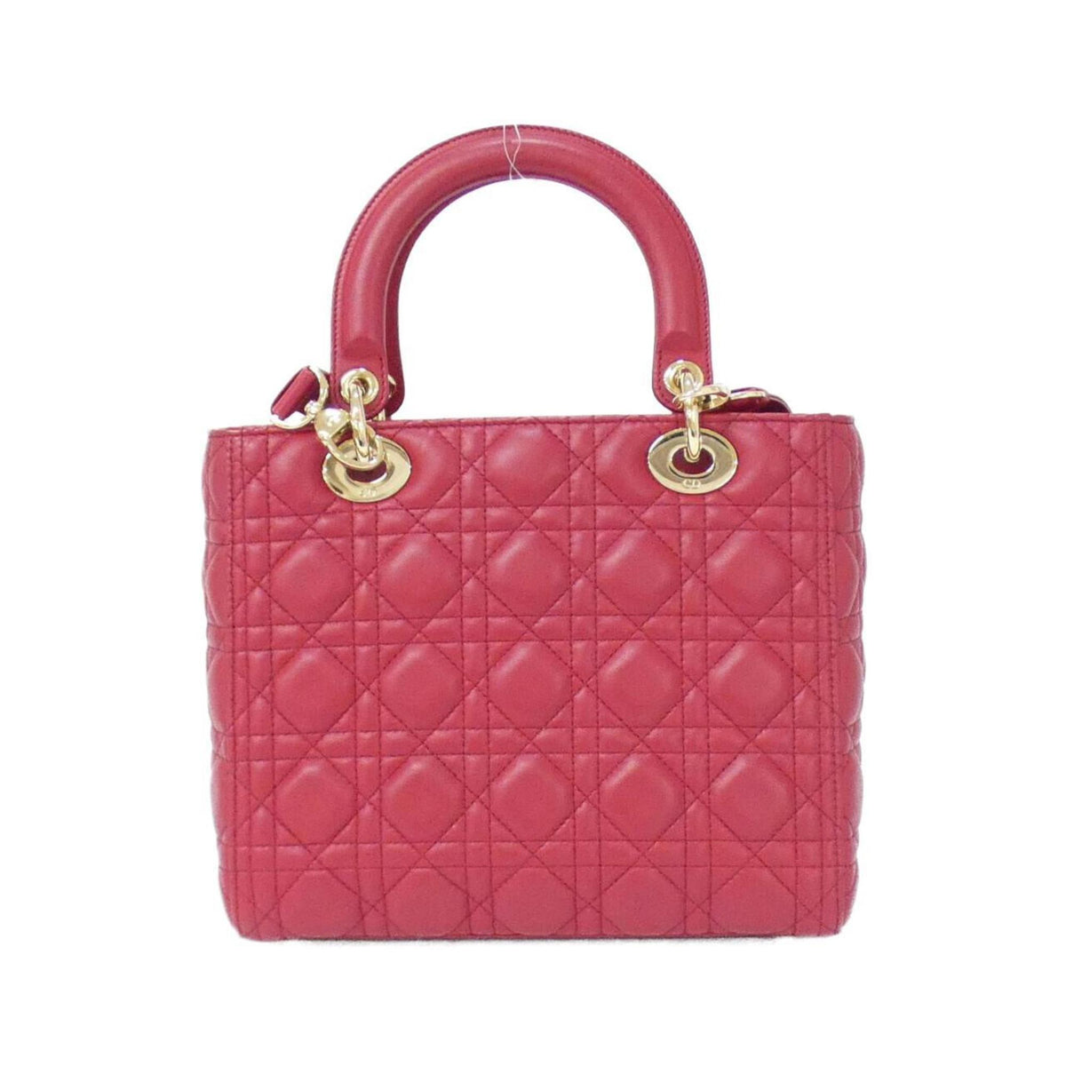 Christian Dior Cherry Red Leather Handbag Rovelle Bags
