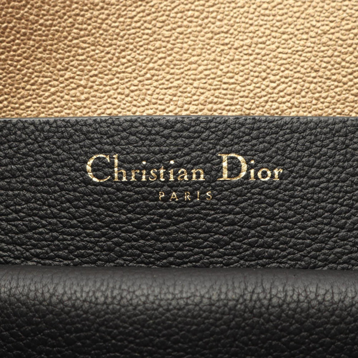 Christian Dior Black Leather Handbag Style 4 Rovelle Bags