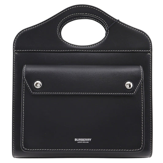 Burberry Black Leather Handbag ( )