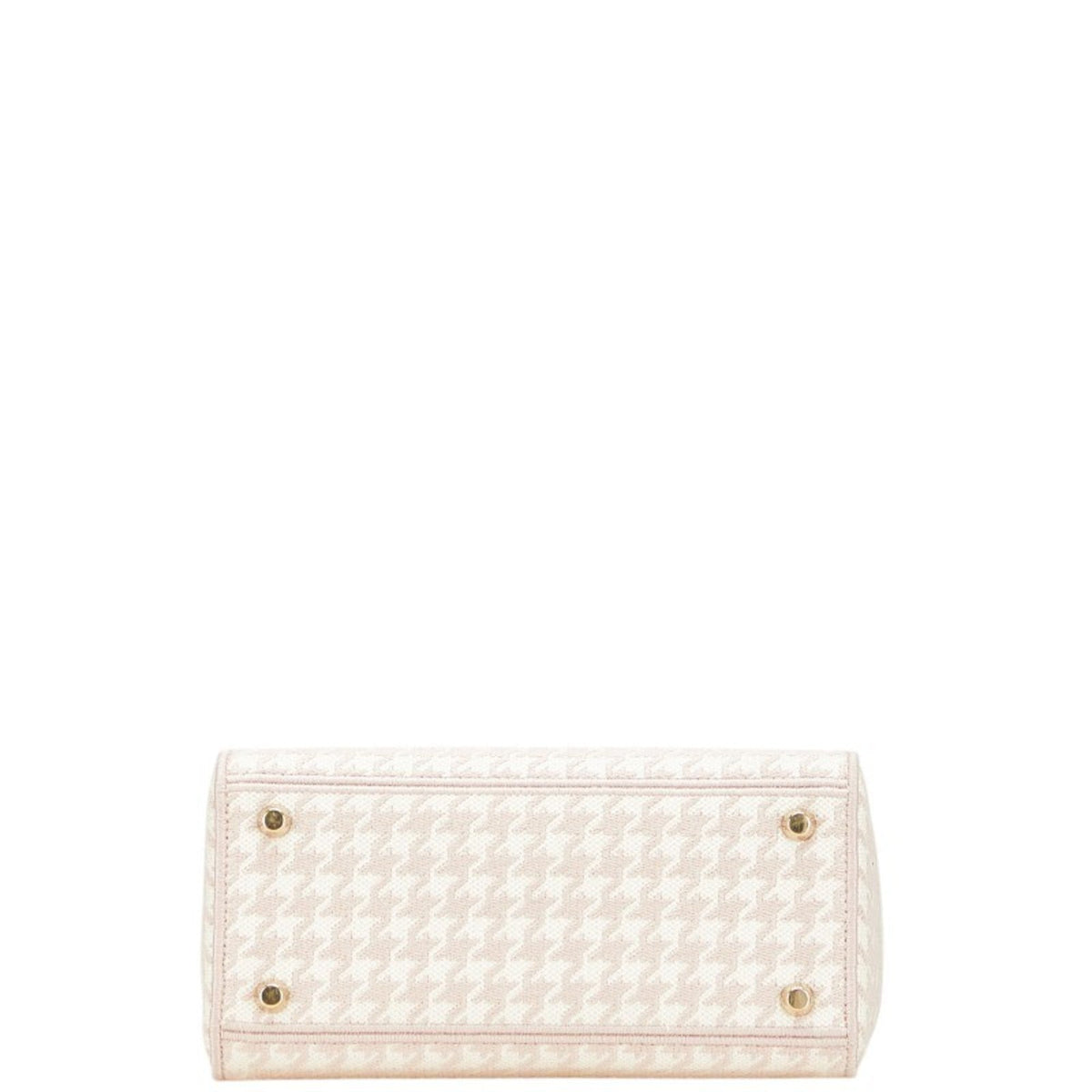 Christian Dior Lady Dior Pink White Canvas Handbag Shoulder Bag Rovelle Bags