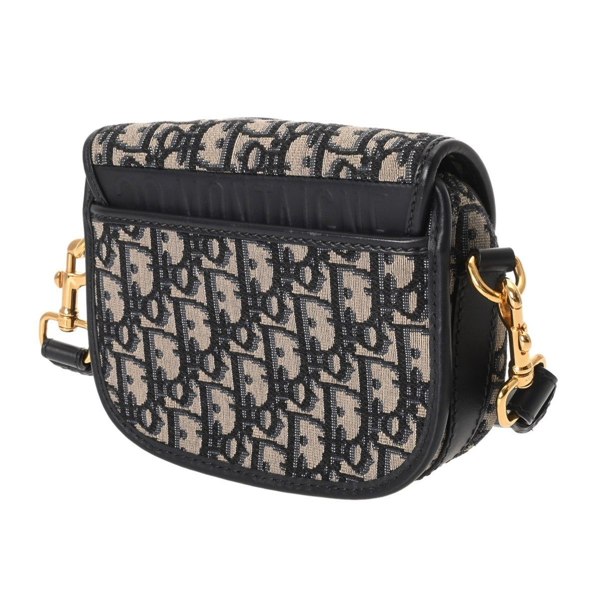 Christian Dior Navy Jacquard Shoulder Bag Jacquard Rovelle Bags