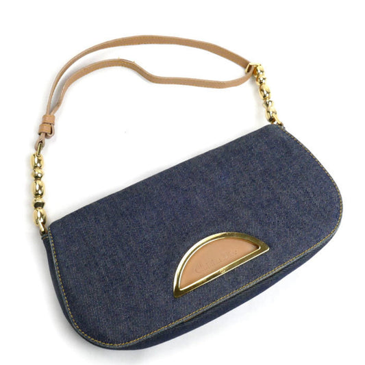 Christian Dior Blue Denim Shoulder Bag () Rovelle Bags