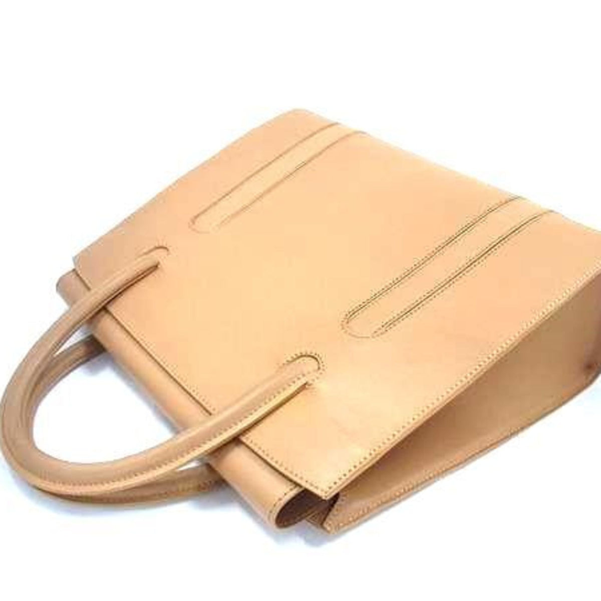 Christian Dior Brown Leather Handbag Shoulder Bag Tote Bag Rovelle Bags