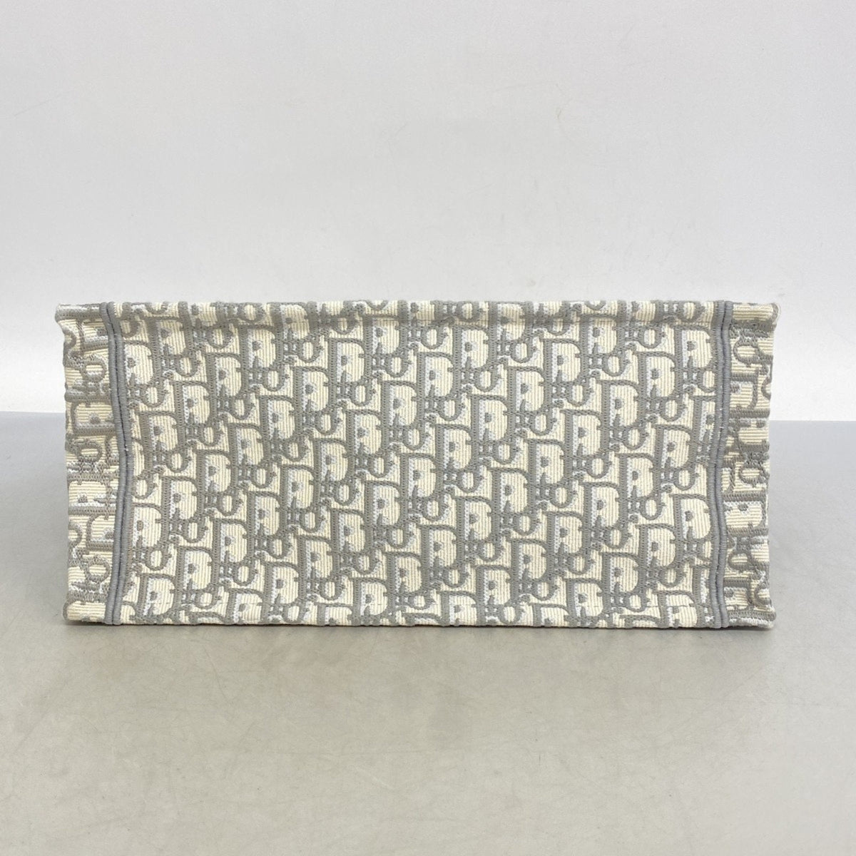 Christian Dior Gray White Canvas Tote Bag Rovelle Bags