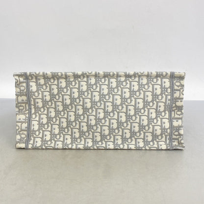 Christian Dior Gray White Canvas Tote Bag Rovelle Bags
