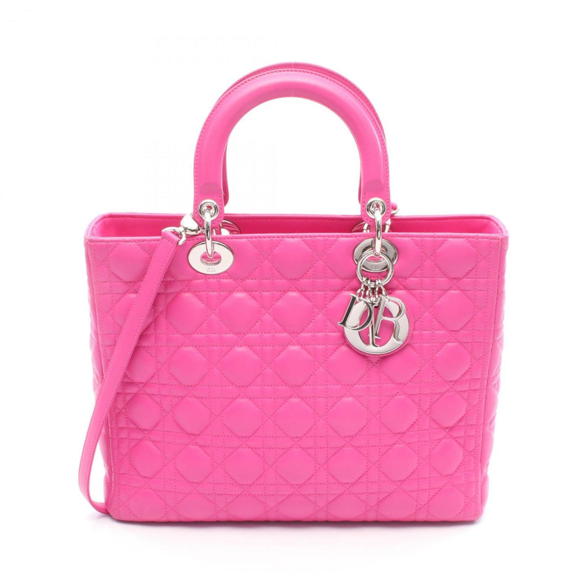 Christian Dior Pink Leather Handbag Style 6 Rovelle Bags